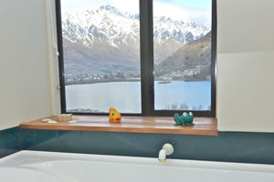 View from the bath