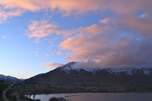 Acutal view from the villa